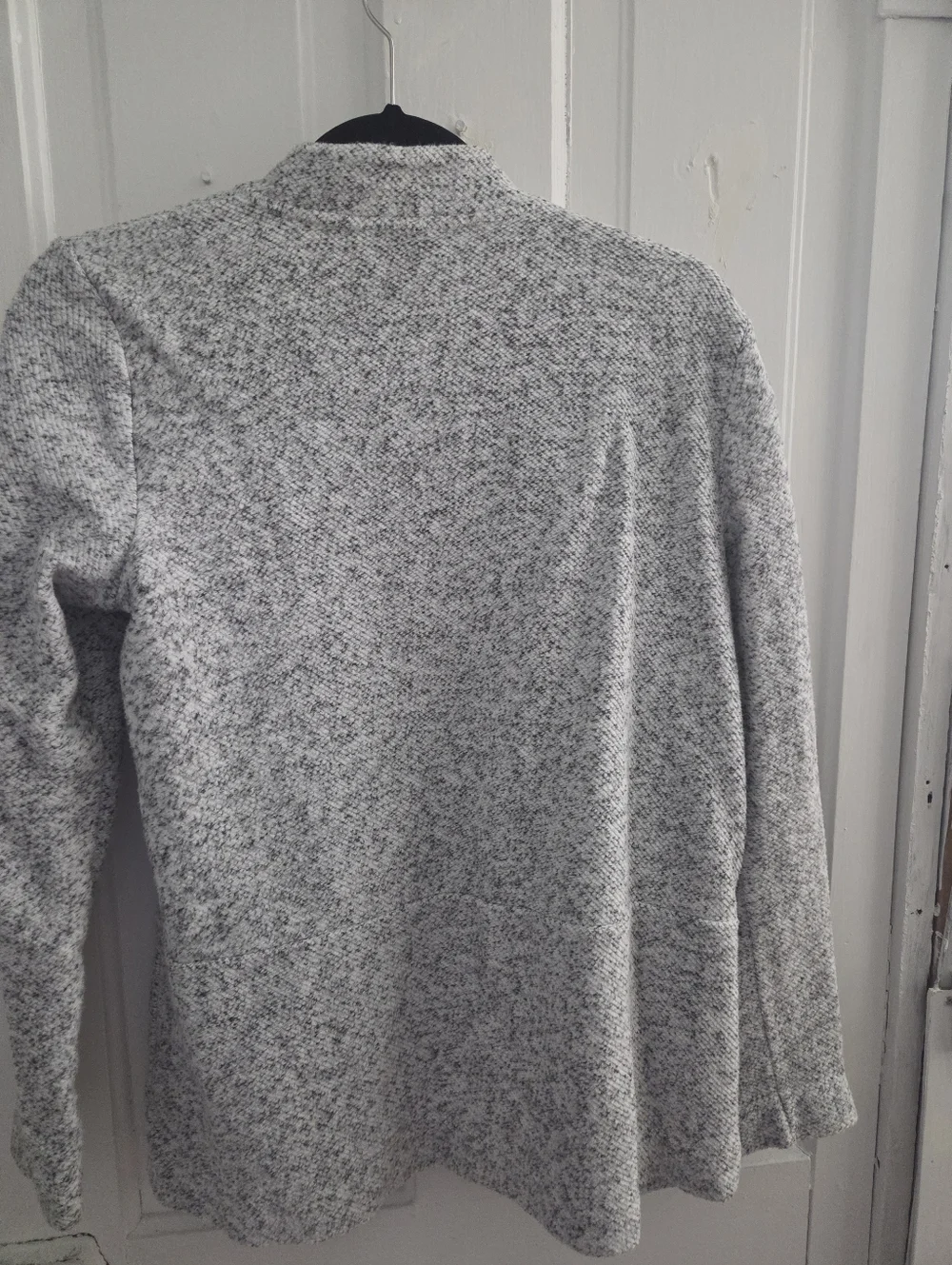LOFT Women's Gray Open-Front Knit Sweater Cardigan Size XS - Picture 8 of 14